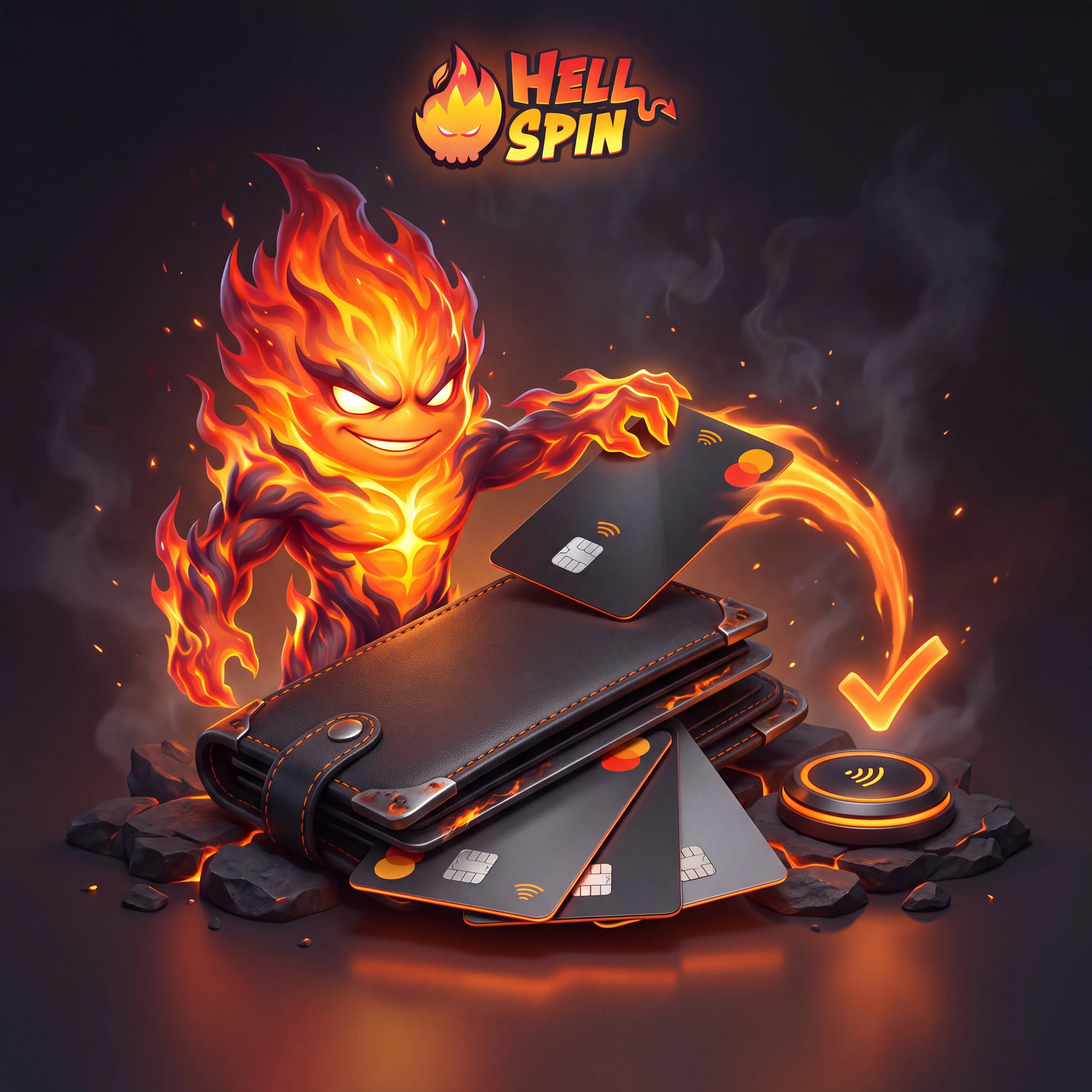 Hellspin wallet funding artwork